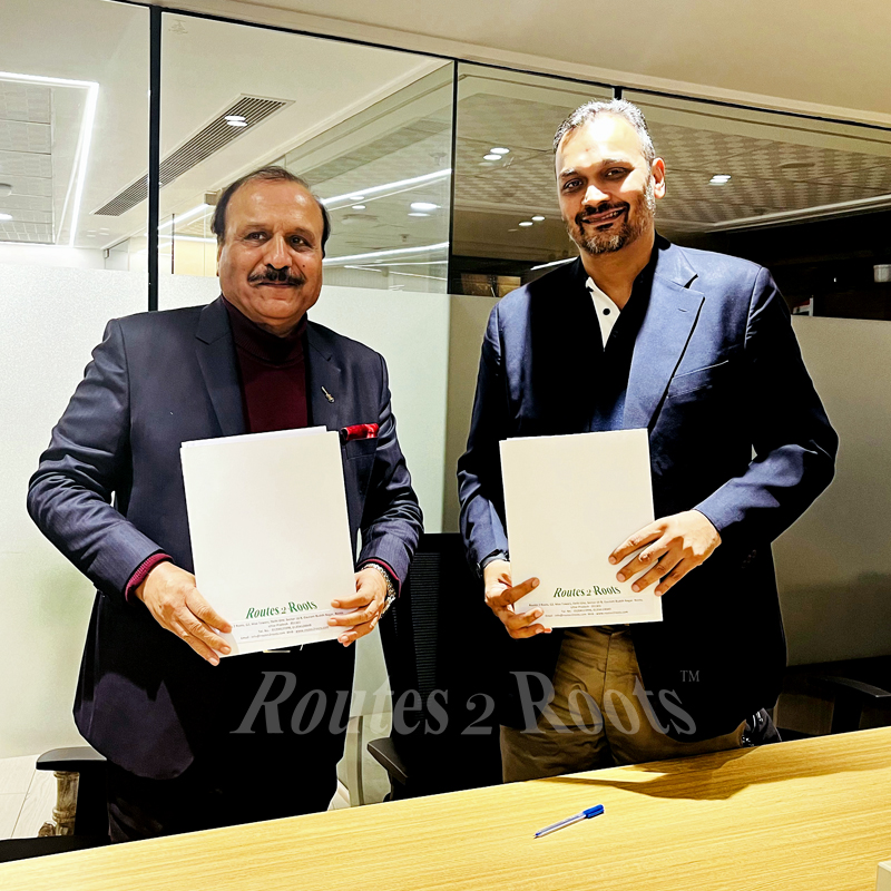 Routes 2 Roots Signed MOU with Jump Ball Adentures Pvt. Ltd.