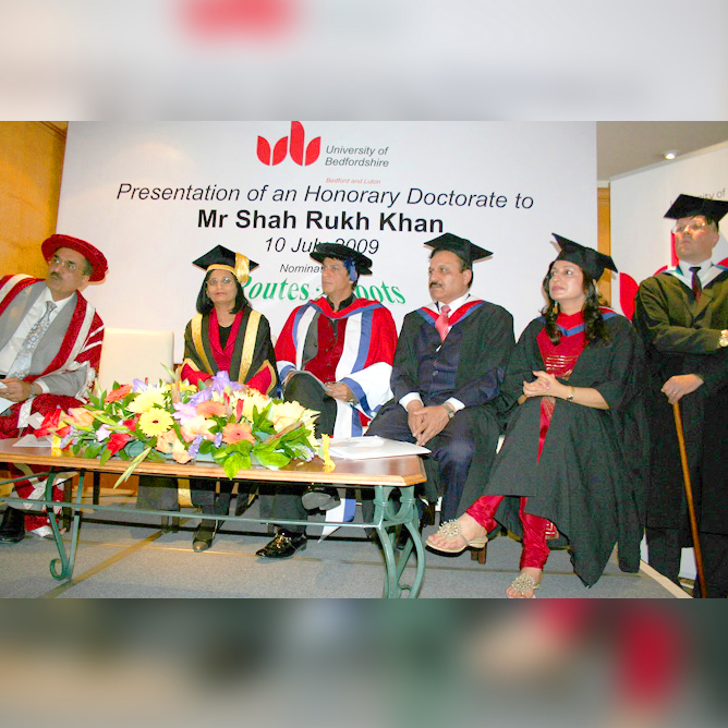 Shah Rukh Khan Honorary Doctorate